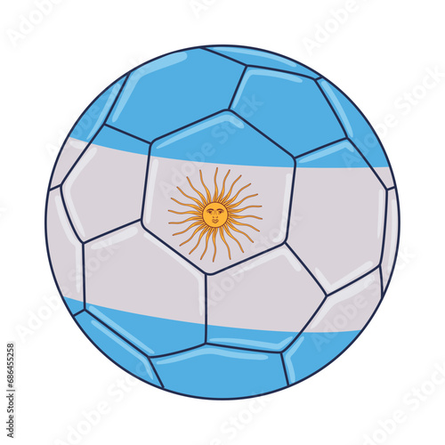 soccer argentina ball