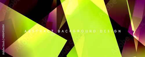 Breaking Glass Background, Kaleidoscope effect. Transparent Straight Lines. Dynamic Light Rays effect. Vector Illustration For Wallpaper, Banner, Background, Card, Book Illustration, landing page