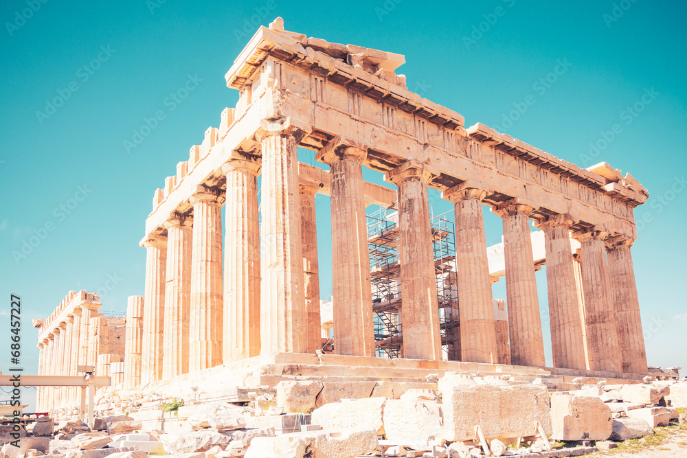 Acropolis, Parthenon in Athens- Travel, vacation,tour tourism concept in Greece