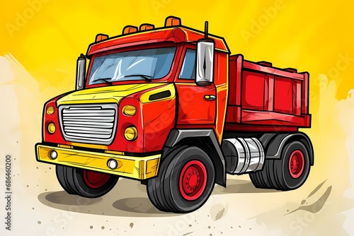 car truck, dump truck, trucking, transportation