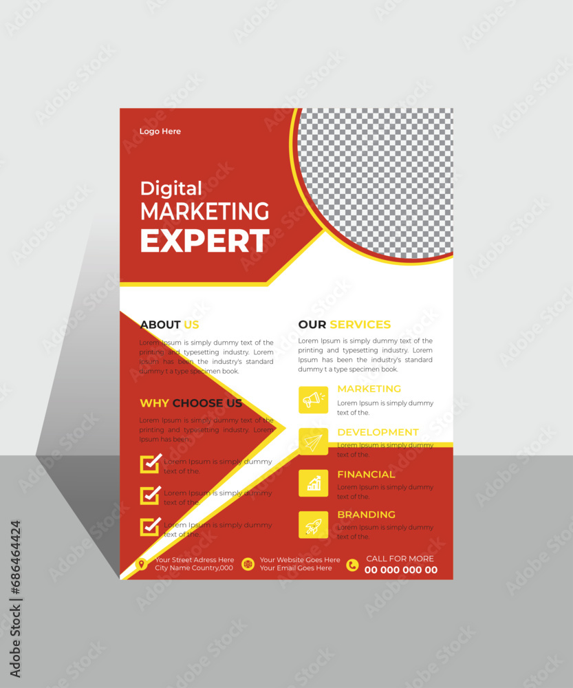 Corporate Business Flyer poster pamphlet brochure cover design, Business Flyer Corporate Flyer Template
