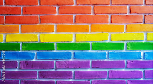 Gay rights symbol on textured background