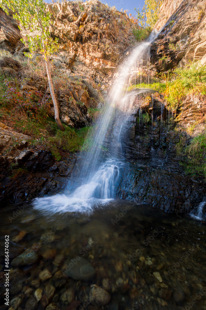 Obraz premium Waters falls in the Wasatch Mountains 