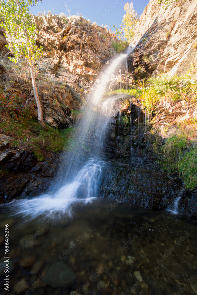Waters falls in the Wasatch Mountains Waters falls in the Wasatch Mountains