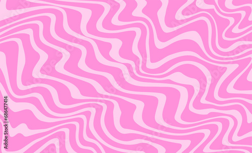 pink wavy line abstract psychedelic retro trendy 60s 70s background