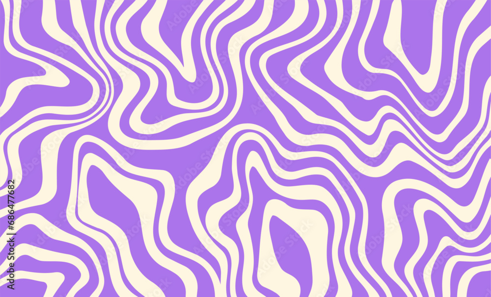 purple wavy line background retro y2k curved psychedelic