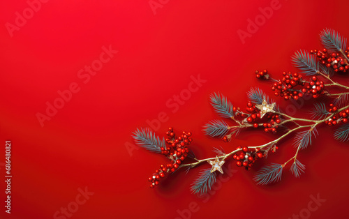 Twig spruce with Christmas ...