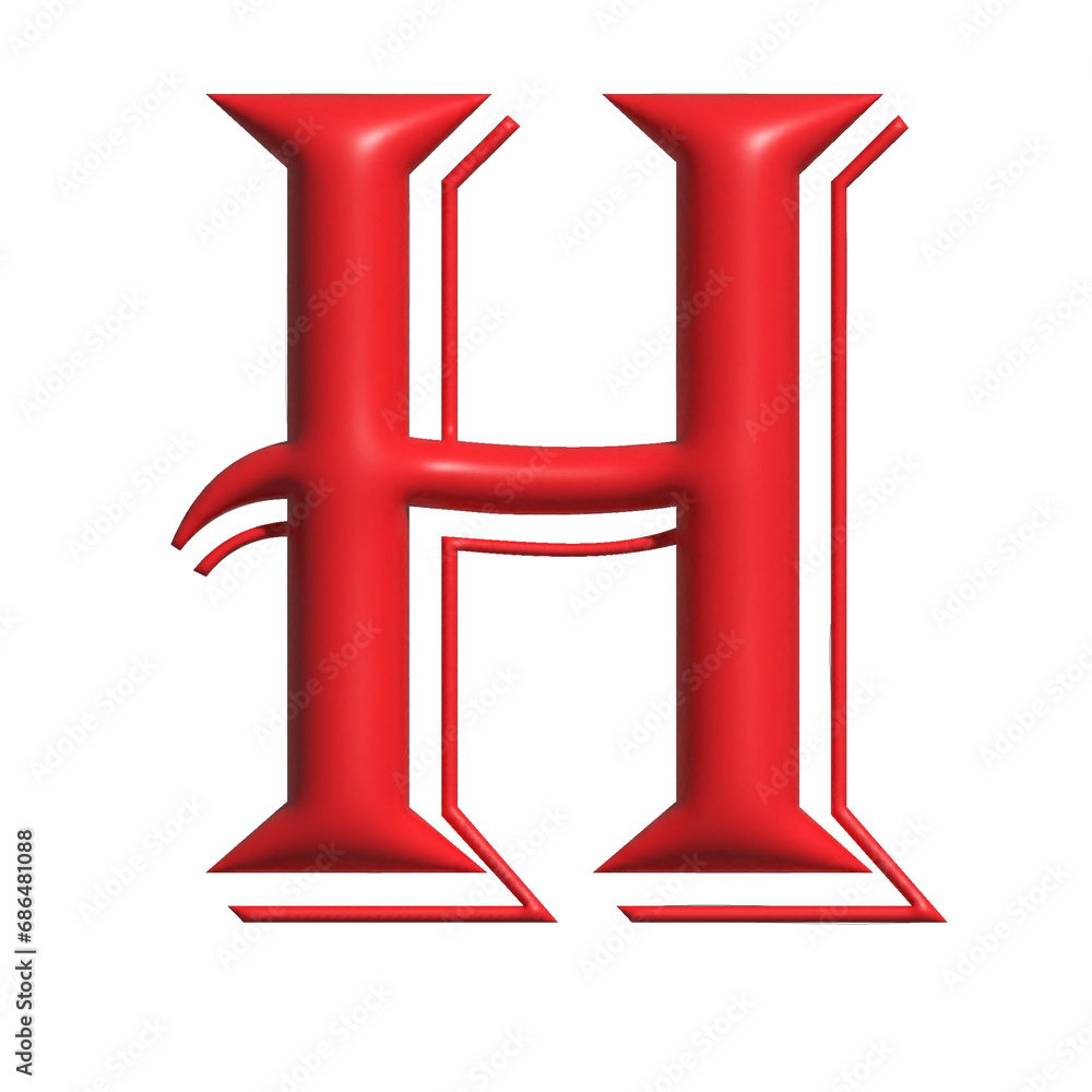 A new style of 3d alphabetic symbols and characters design A new style of 3d alphabetic symbols and characters design
