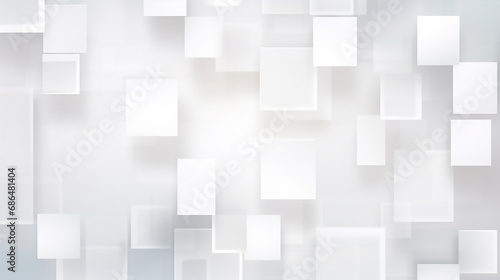 white Mordan digital square background. abstract white background. white square shape with futuristic concept background