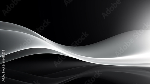 wave background. Element for design. Digital frequency track equalizer. Abstract white wave background for templates. Modern white gray gradient flowing wave lines.