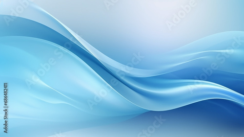 abstract blue abstraction wave light blue background. © Nenone
