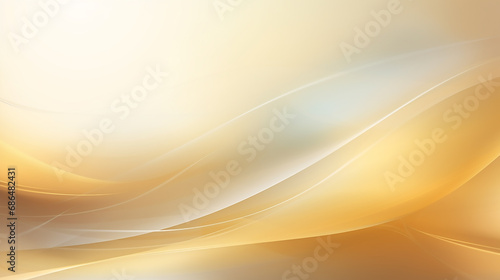 Modern white and gold abstract background. geometric square shape white gold background with light and shadow.
