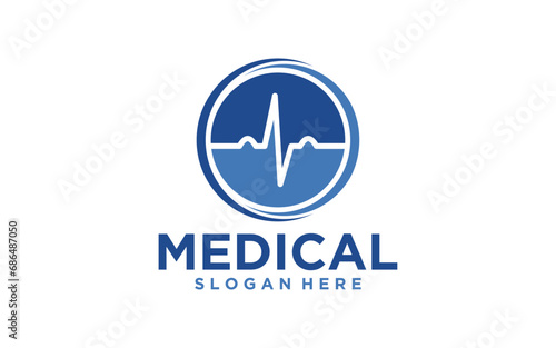 Medical vector logo design