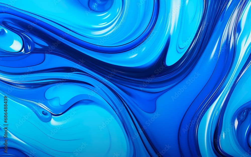 Vibrant neon blue liquid background Vibrant neon blue liquid background