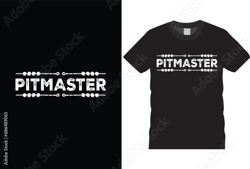 pitmaster t-shirt design, vector t-shirt design