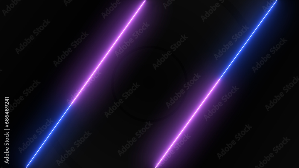 Simple neon light moving retro style technical financial meetings and presentation bg. Colorful glittering moving gradient backdrop. Vibrant finance corporate luxury background.