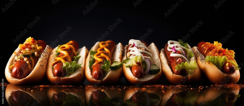 Delicious bite-sized hot dogs for quick dining