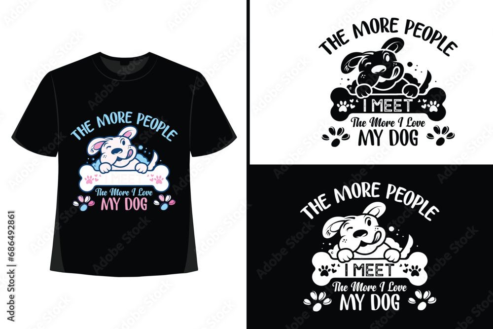 Dog t-shirt design is my own. Funny dog t-shirt design. The clothing brand has a dog logo. Hunting dog t-shirt designs. Vector free download Dog t-shirt design is my own. Funny dog t-shirt design. The clothing brand has a dog logo. Hunting dog t-shirt designs. Vector free download