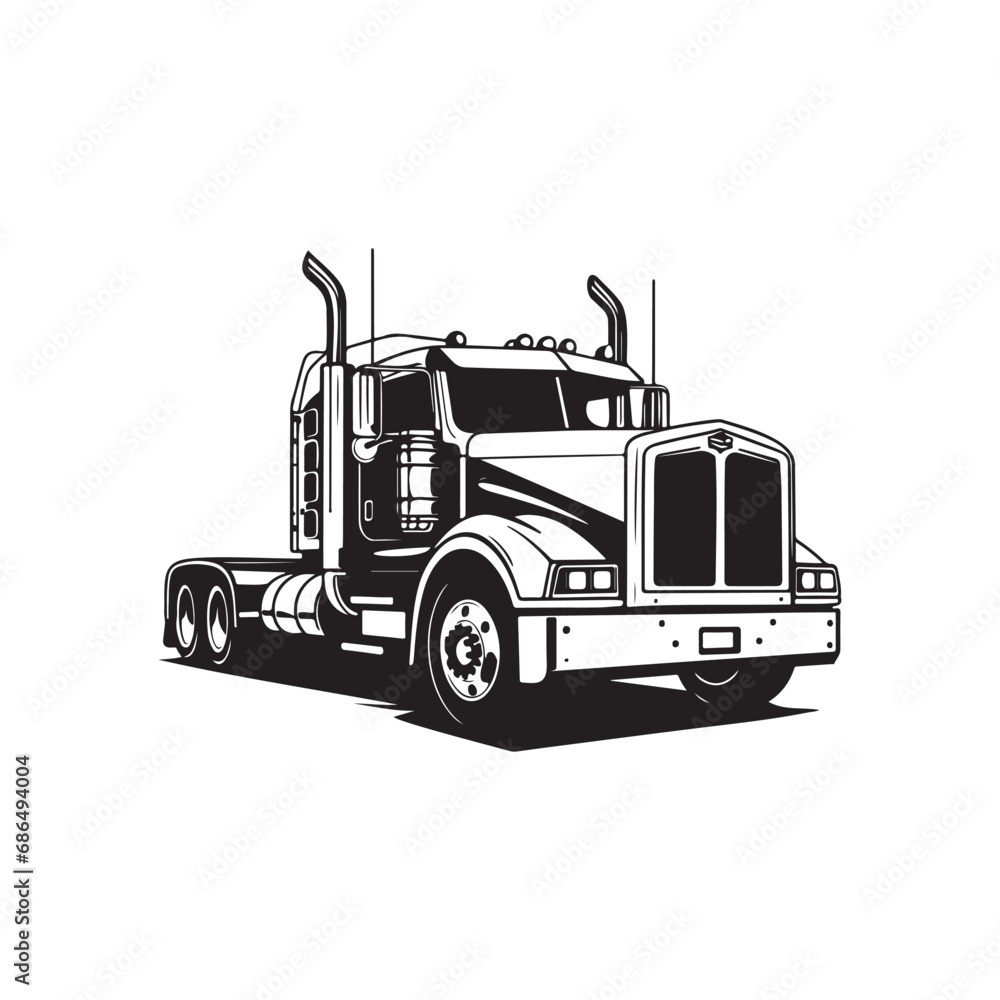 Truck Images Vector, Truck Isolated