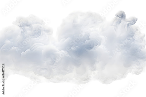 Steam condensation cumulus cloudy special effect. generative ai.