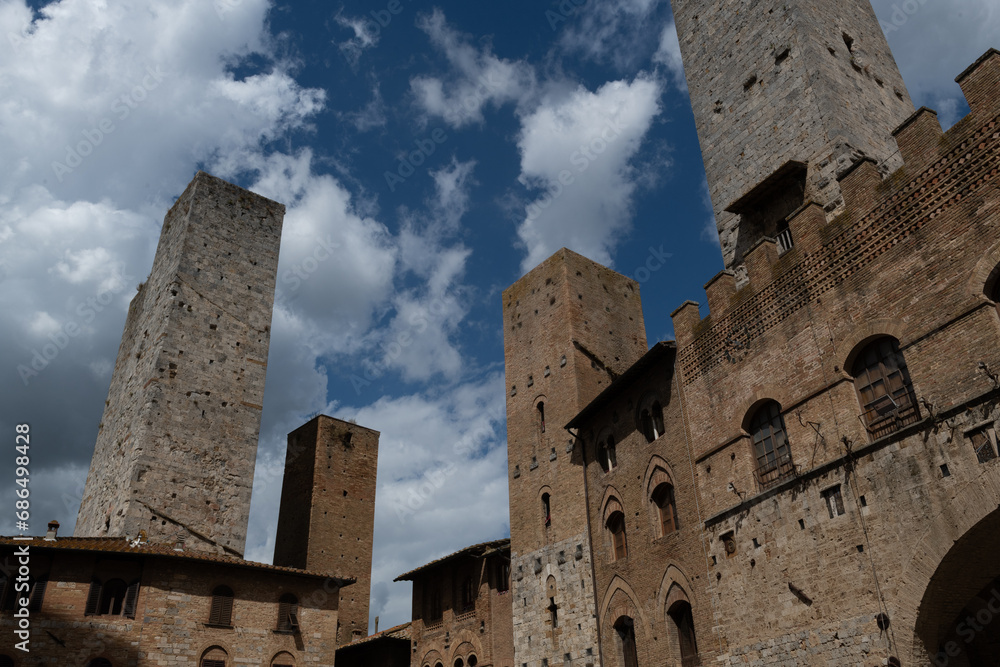 Tower houses of San Gimignano, Italy