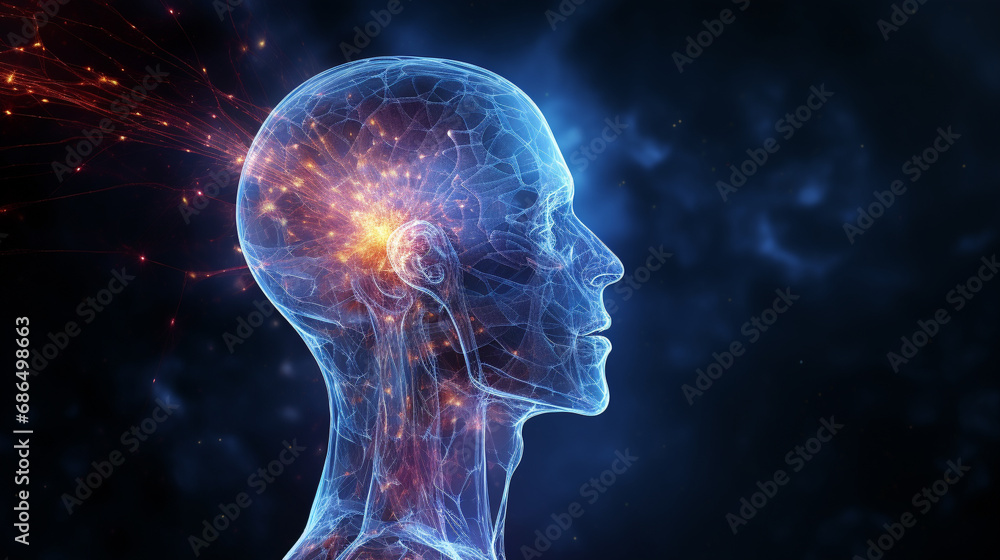 the brain HD 8K wallpaper Stock Photographic Image 