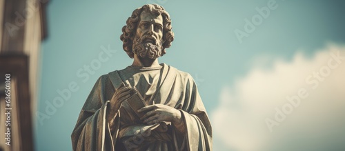 Catholic statue of Saint Jude photo