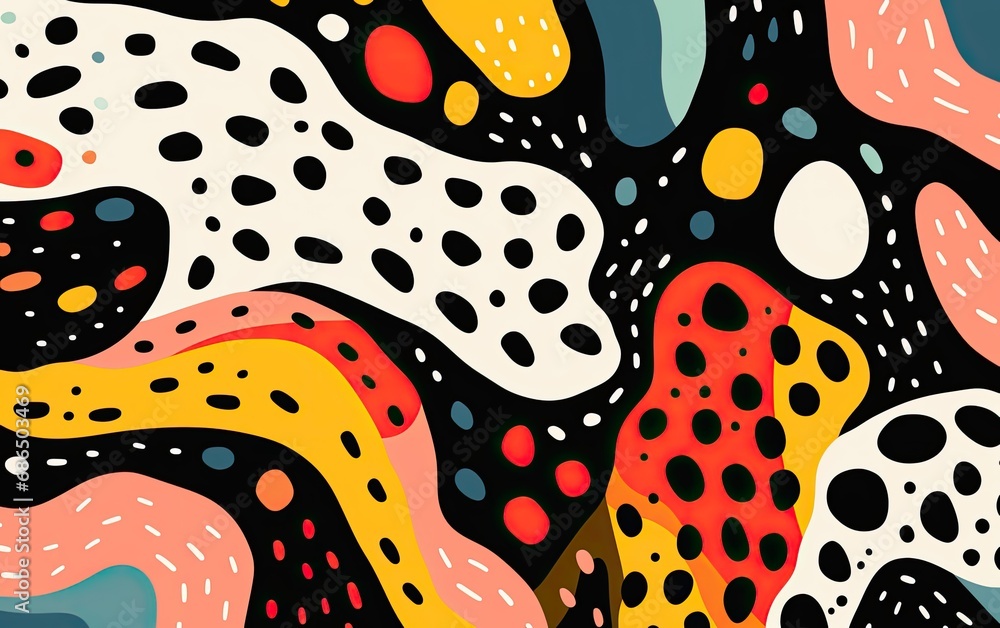 Seamless pattern with colorful dots. Seamless pattern with colorful dots.