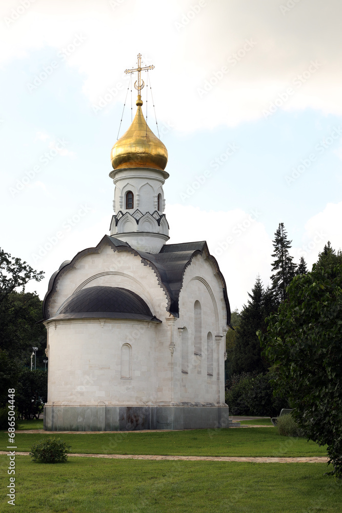 Church-chapel of St. Basil the Great on the territory of VDNKh Park