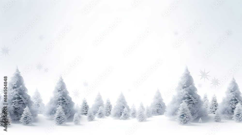 Merry Christmas and happy New Year background isolated on white background. generative ai.