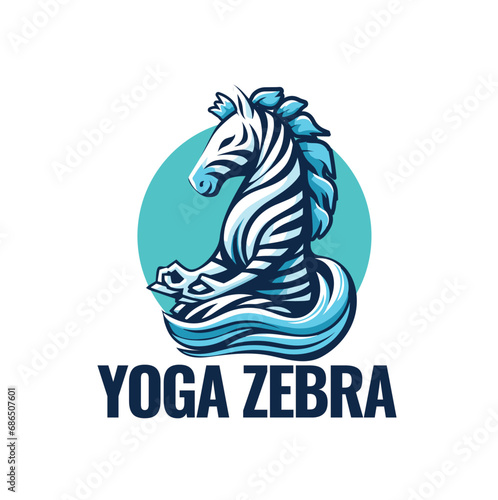 Mascot Zebra Logo Illustration (ID: 686507601)