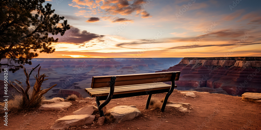 bench at sunset,Serene Scene Image,Lovely Scenery Image