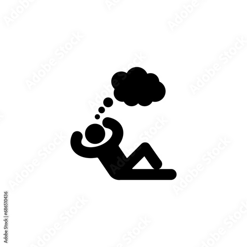 rest  concept line icon. Simple element illustration. rest  concept outline symbol design.