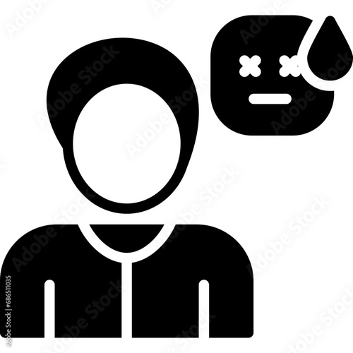 Exhausted Icon