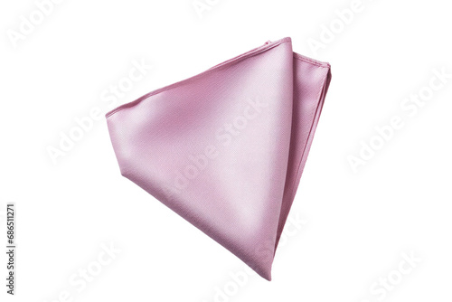 Radiant Accessory: The Essence of a Modern Luxury Pocket Square Isolated on Transparent Background