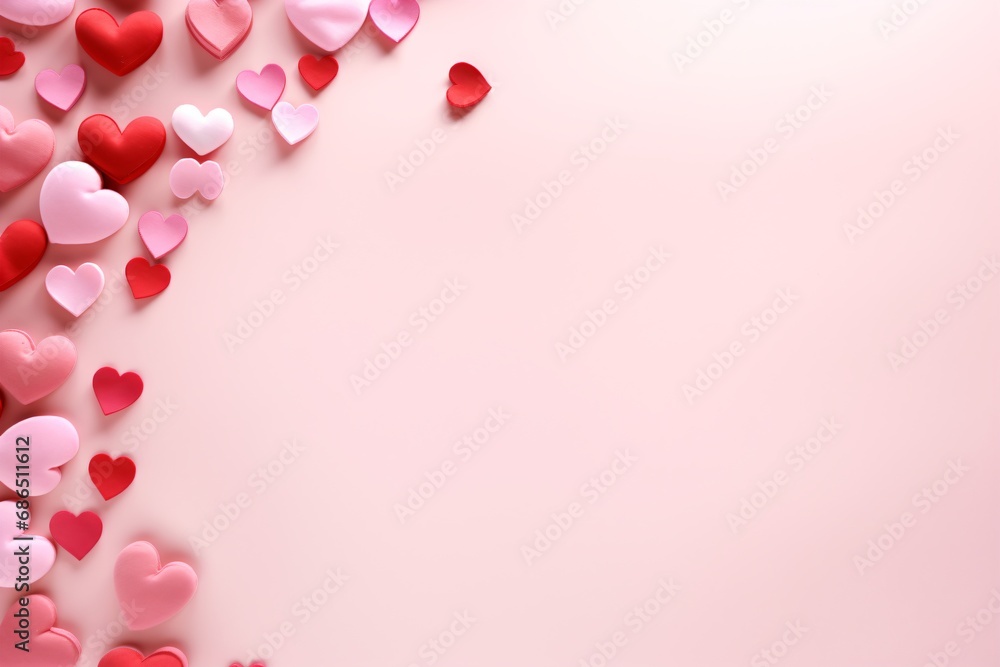 A Valentine theme empty banner A Valentine theme empty banner