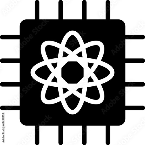 Quantum Computer Icon