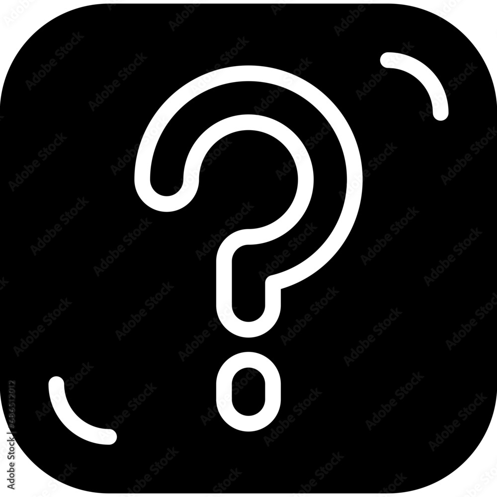 Fototapeta premium Glyph Icon Design