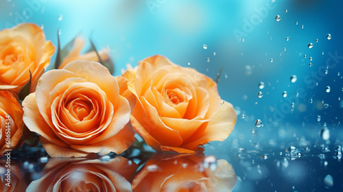 Orange roses