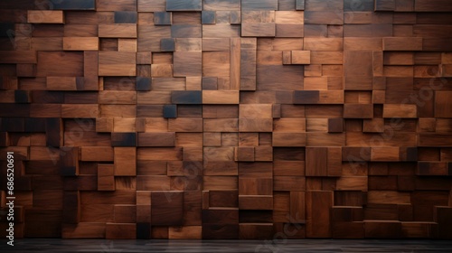 wooden blocks wall texture background concept, cubes of wood pattern wall backdrop © graphicbeezstock