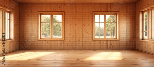 Interior of a wooden house Offset Collection