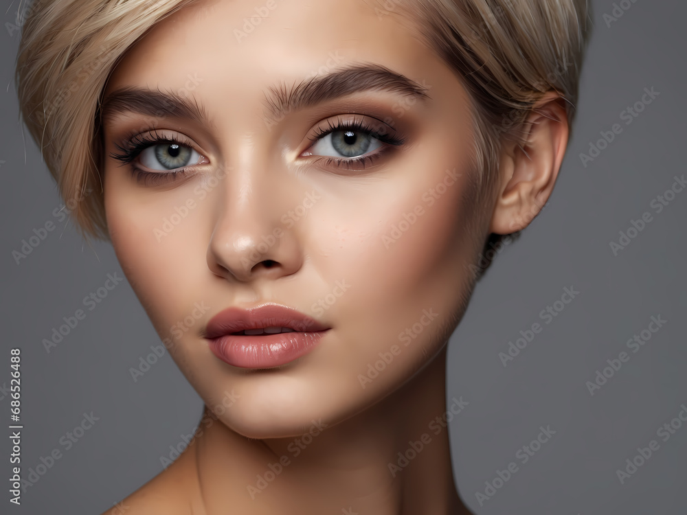 Fototapeta premium close up portrait of a woman