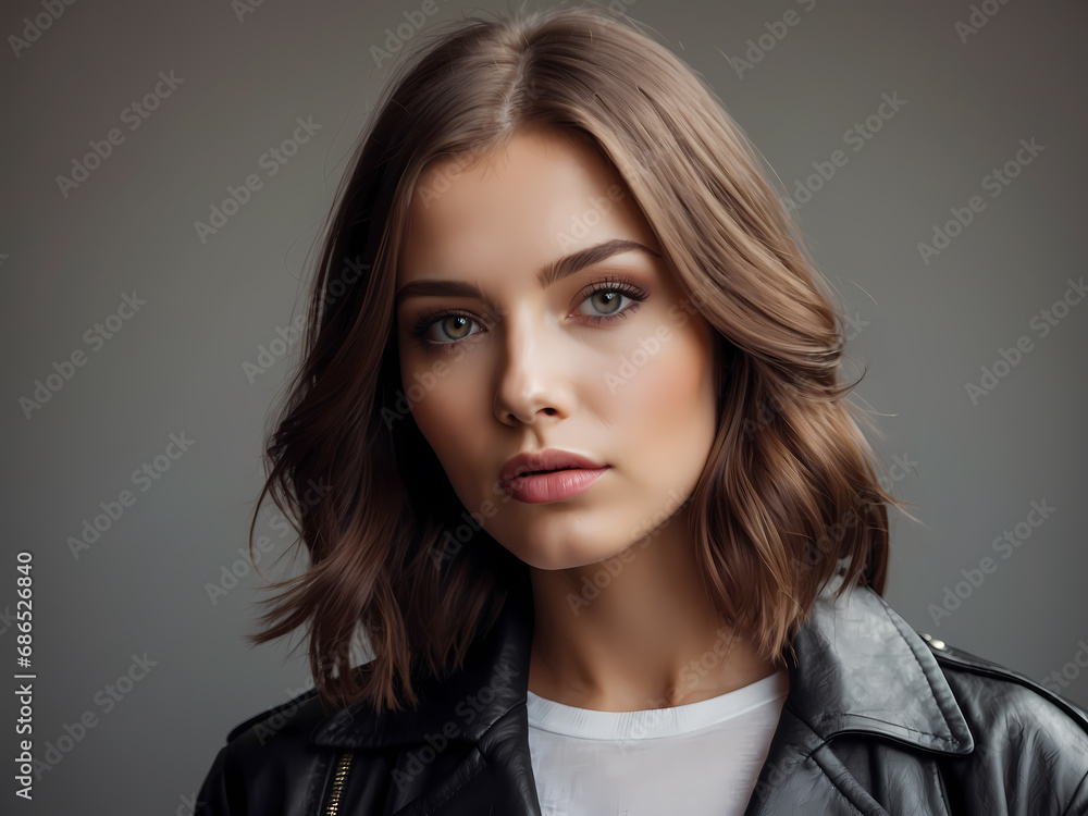 close up portrait of a woman close up portrait of a woman