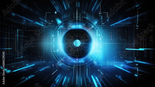 cyber lock technology background
