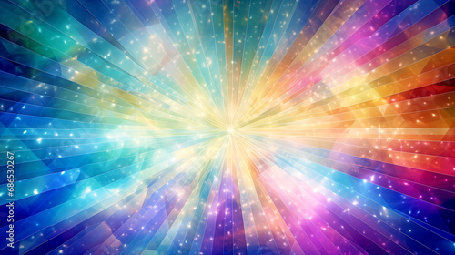 disco abstract colorful background with rays. legal AI