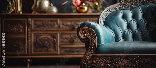 Close up view of miscellaneous furniture items photo