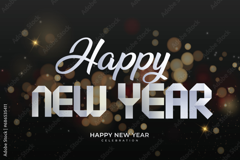  Happy New Year Greetings background for new year themed party invitations. New Year 2024 Background