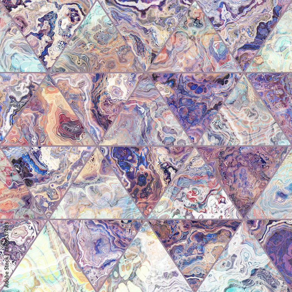 Abstract Marble mosaic tiles texture. Triangles mosaic tiles. Fractal digital Art Background. High Resolution. Can be used for background or wallpaper Abstract Marble mosaic tiles texture. Triangles mosaic tiles. Fractal digital Art Background. High Resolution. Can be used for background or wallpaper