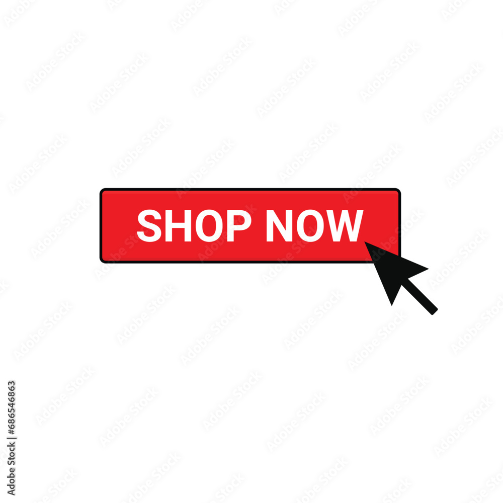 Shop now button icon vector design template Shop now button icon vector design template