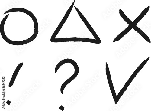 Black pen graphic handwriting sauce.	